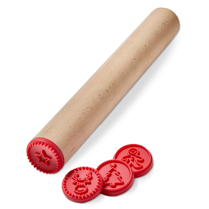 Cookie Stamps Rolling Pin Set