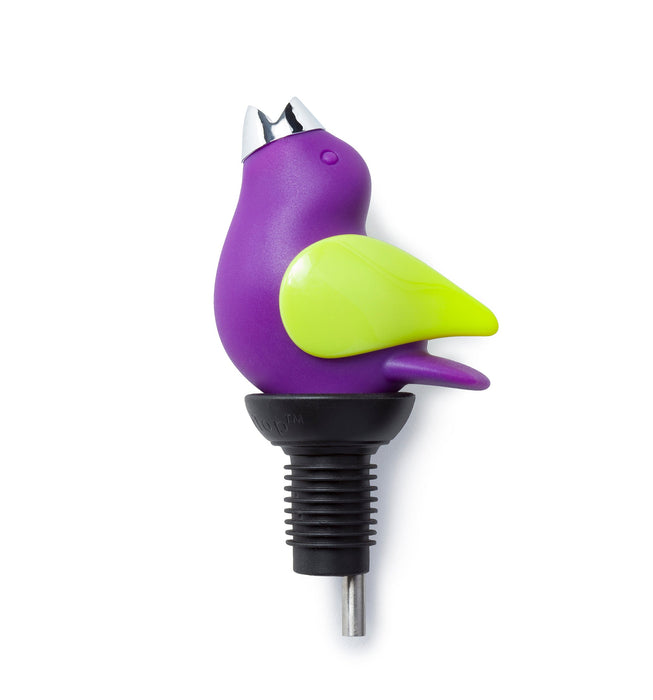 ChirpyTop Wine Pourer in Purple/Kiwi