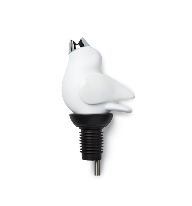 ChirpyTop Wine Pourer in White/White