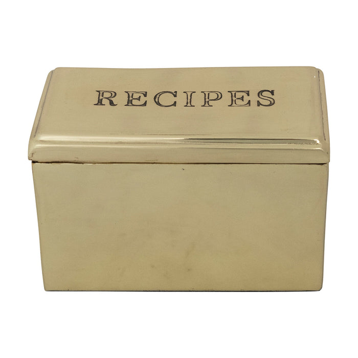 Etched Recipe Box
