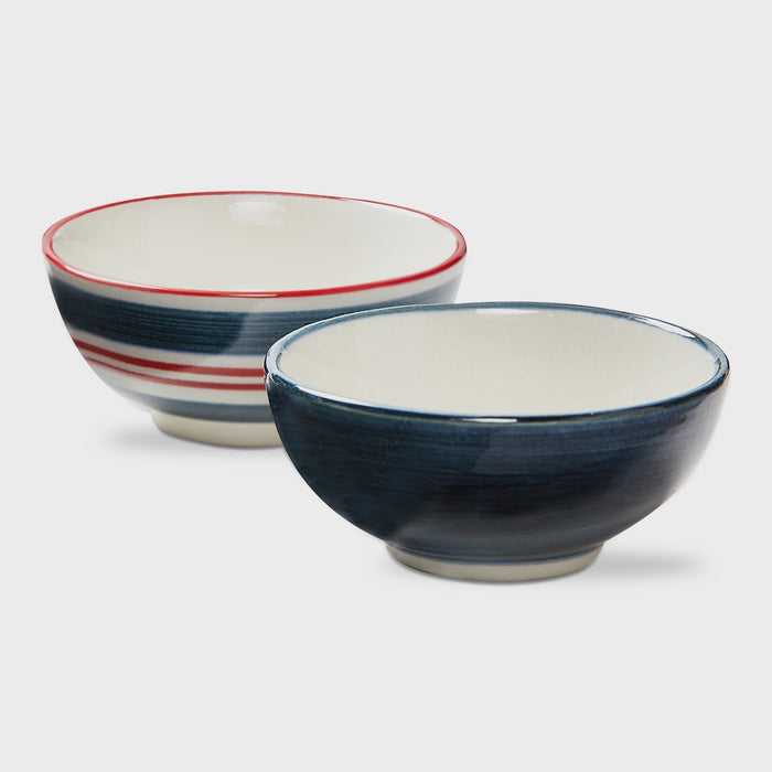 Pinwheel + Stripe  Dipper Bowls