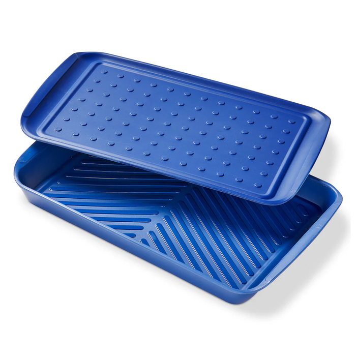 Melamine Grill Marinade & Prep Tray Set Of 2