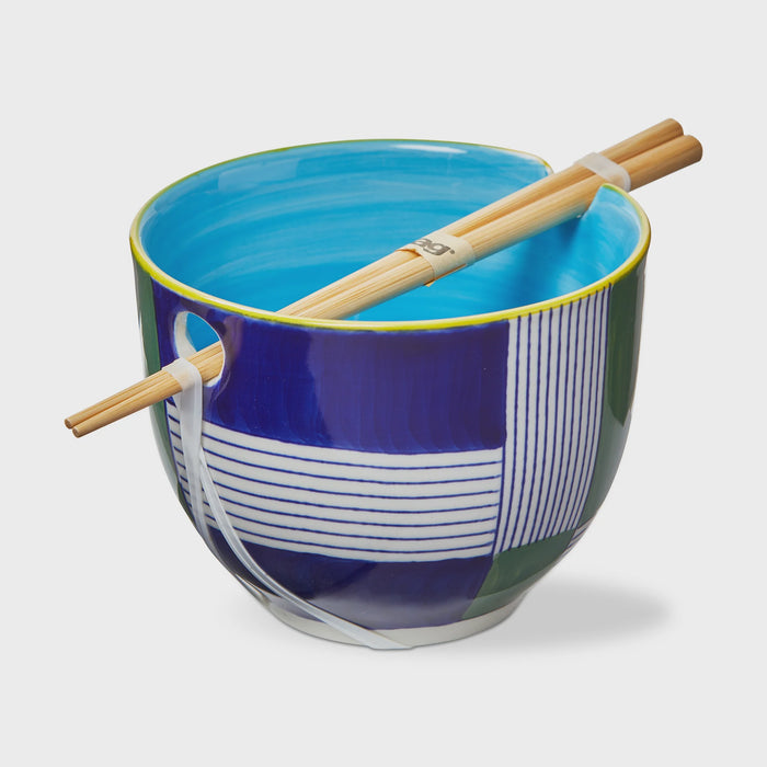 Geo Squares Noodle Bowl