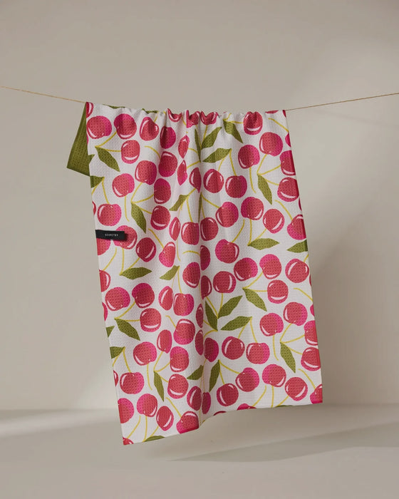 Cherry Chic Tea Towel