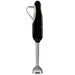 SMEG black hand blender detail of stainless steel blending arm