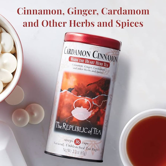 Cardamom Cinnamon Herbal [36 Tea Bags]