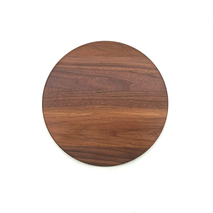 J.K. Adams Walnut Lazy Susan 14 inch overhead