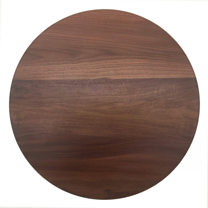 J.K. Adams Walnut Lazy Susan 22 inch overhead