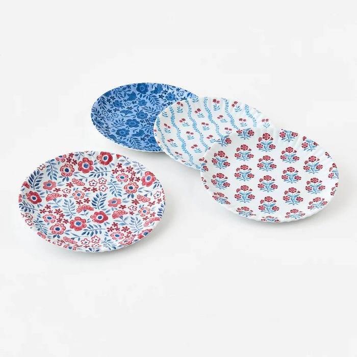 Americana "paper" Melamine Plate 9"