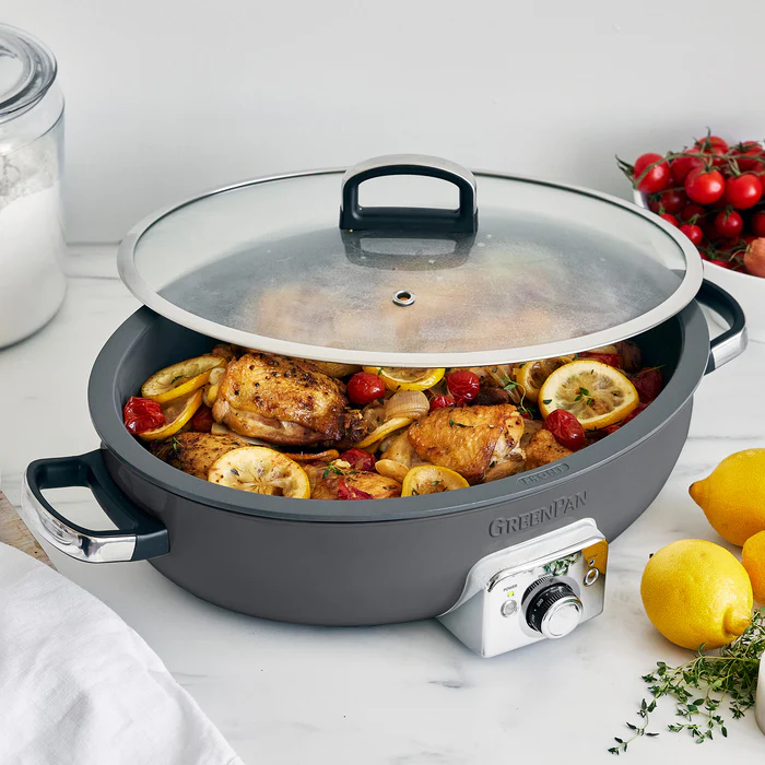 Elite Oval Electric Skillet