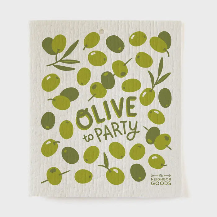 Olive Sponge Cloth
