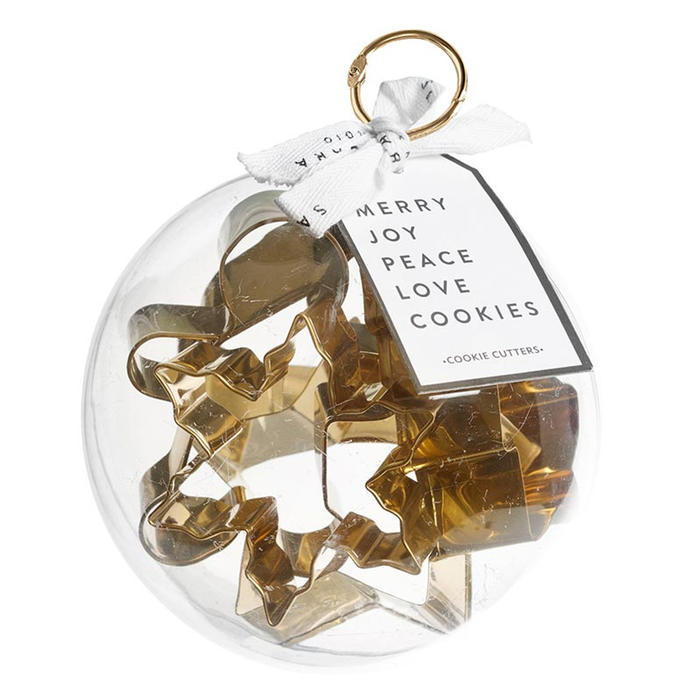 Gold  Ornament Cookie Cutter Set