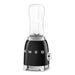 SMEG black personal blender with Tritan Renew bottle-to-go