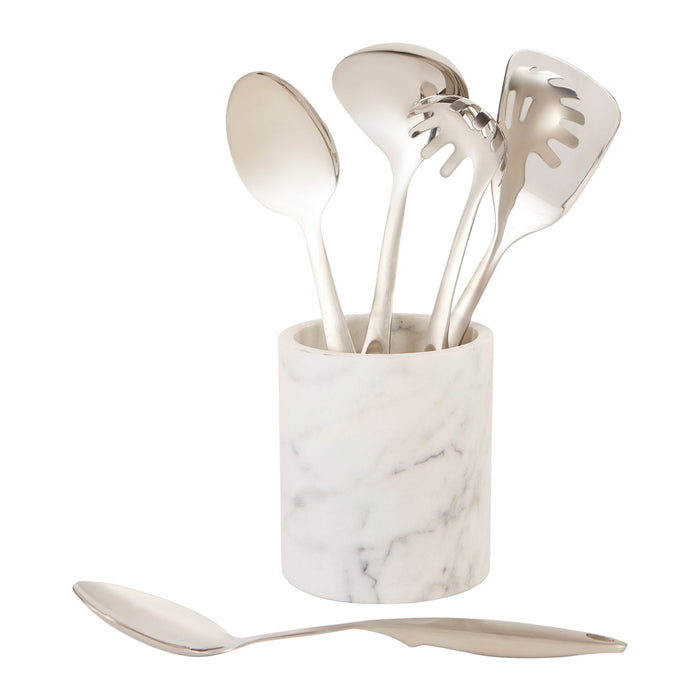 RSVP Endurance Slotted Spoon bowl detail