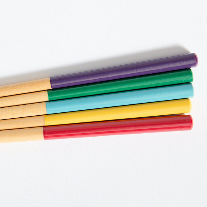 Rainbow Dipped Chopsticks