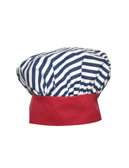 Child Apron Set - Striped: apron, chef hat and oven mitt