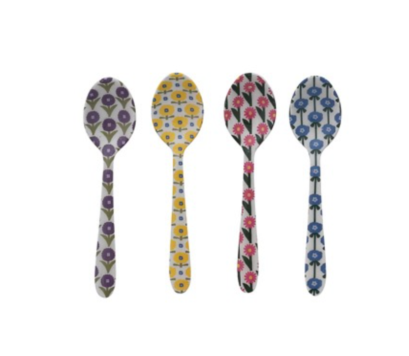 Floral Entertaining Spoons