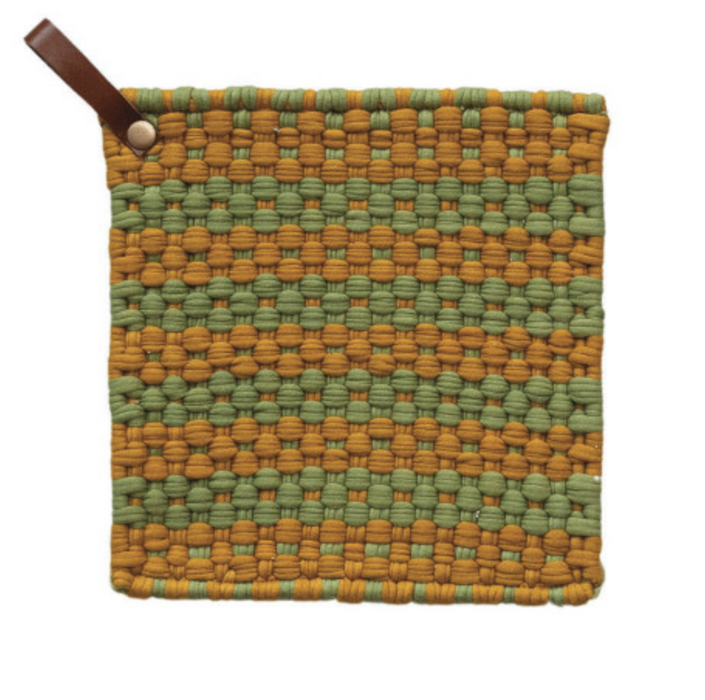 Handwoven Crocheted Pot Holder