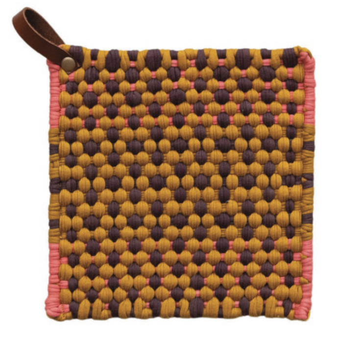Handwoven Crocheted Pot Holder