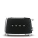SMEG 2-slice toaster in glossy black