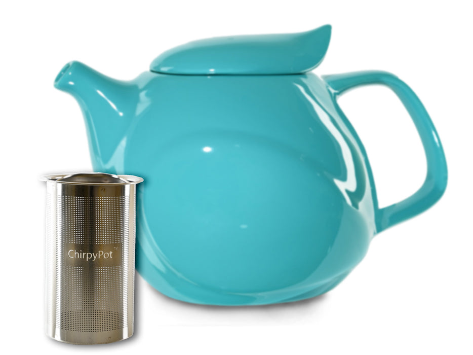 ChirpyPot Teapot with stainless steel infuser