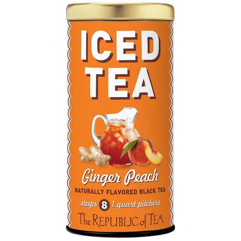 Ginger Peach Black Iced Tea [8 pouches]
