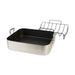 RSVP Zeus Nonstick Roasting Pan with V-shaped rack
