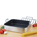 RSVP Zeus Nonstick Roasting Pan with roast