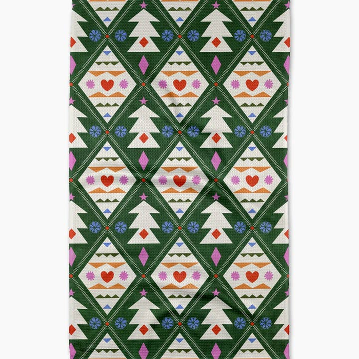 Nordic Christmas Tea Towel