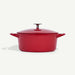 Made In Enameled Cast Iron Dutch Oven in Made In Red