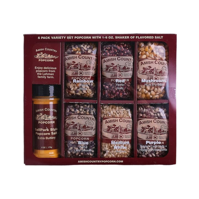 Popcorn Variety Gift Box with 5.5oz Buttersalt