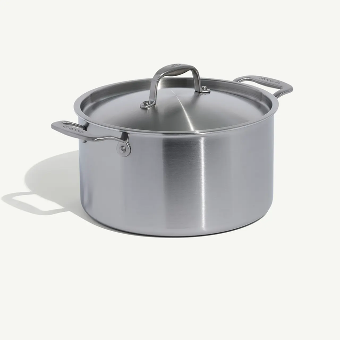 Stainless Clad Stock Pot 8QT w/Lid