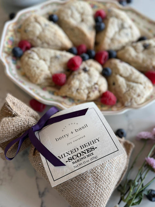 Berry + Basil Mixed Berry Scone Mix