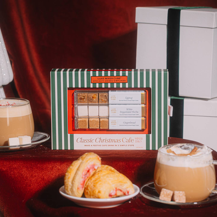 Christmas Cafe Mixer Cube Trio (Eggnog & Peppermint)