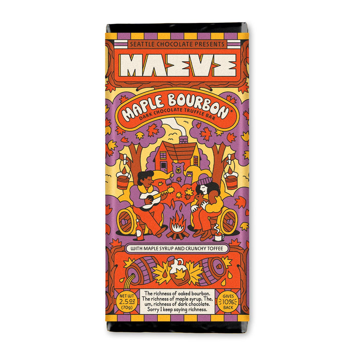 Maple Bourbon Truffle Bar