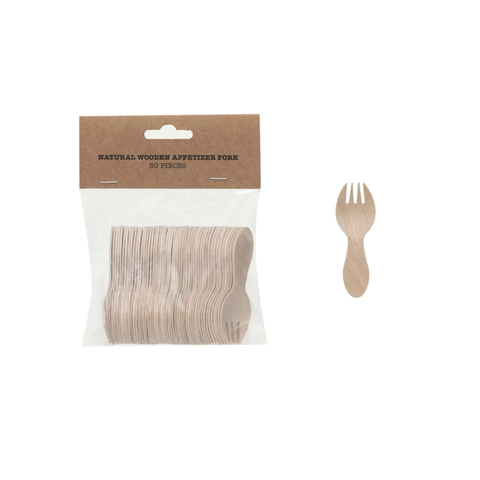 Wood Single Use Spork | s/50
