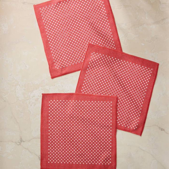 Valor Dishcloth Set {Red}