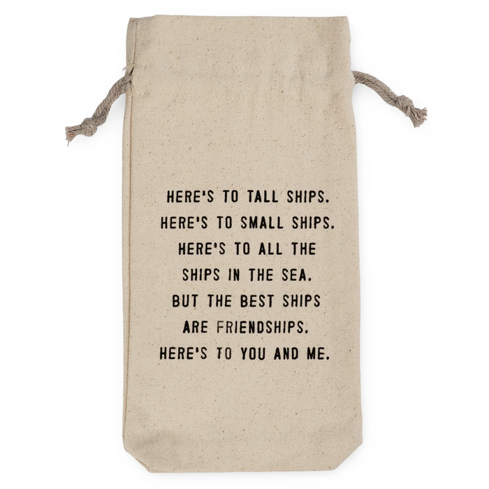Tall Ships, Friendships Wine Bag