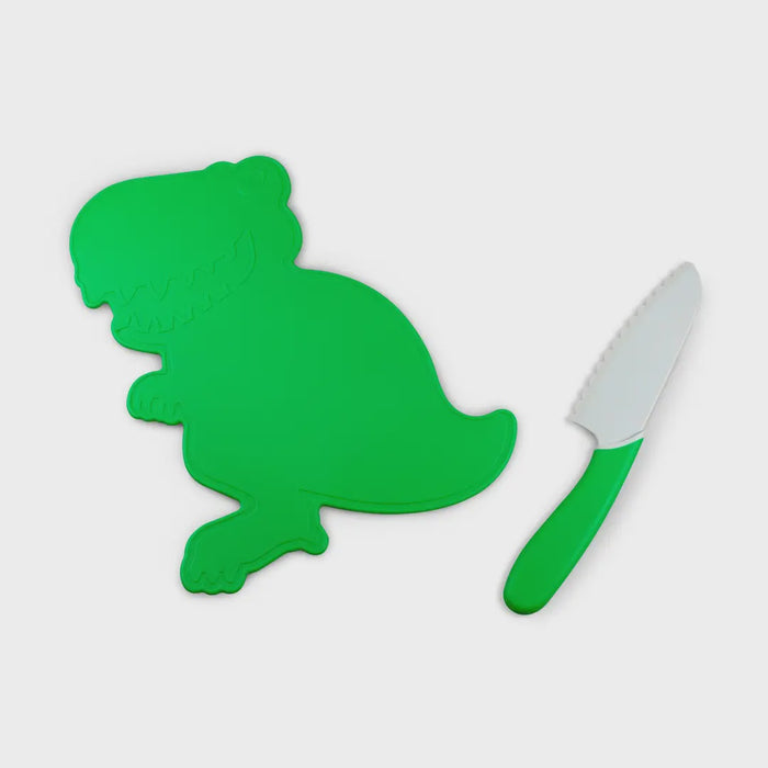 Dinosaur Cutting Board & Knife Set