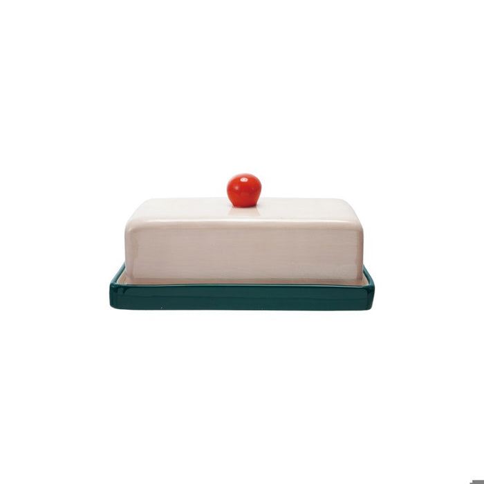 Stoneware Butter Dish