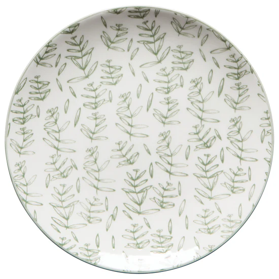 Sage Leaf 6 inch Appetizer Plate