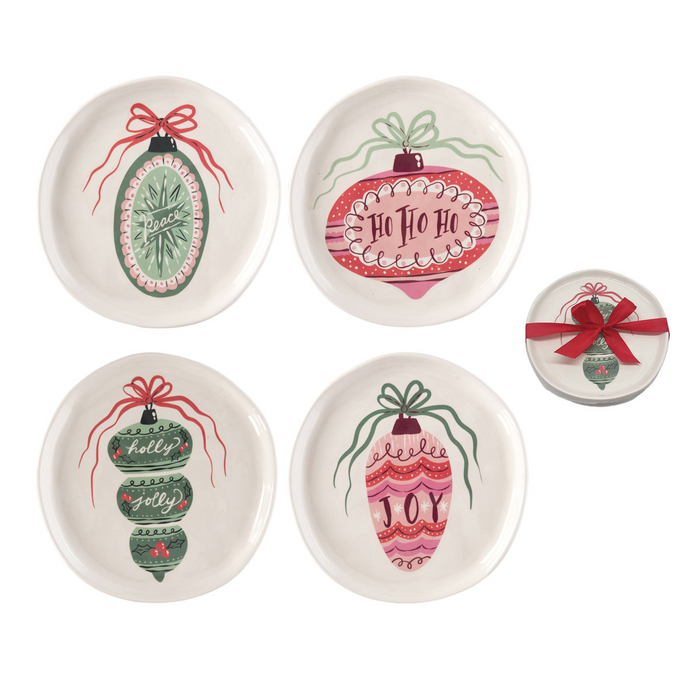 Ornament Appetizer Plates