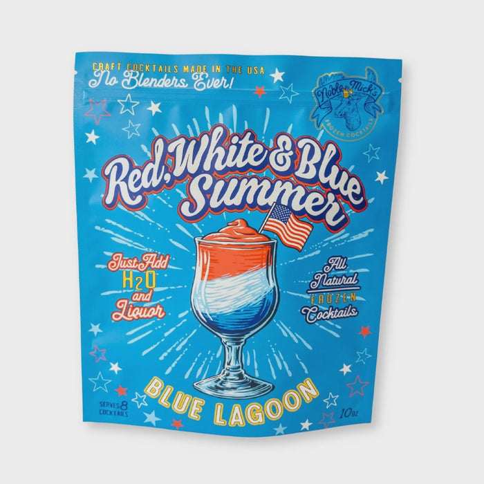 Frozen Red White & Blue Summer - Blue Lagoon