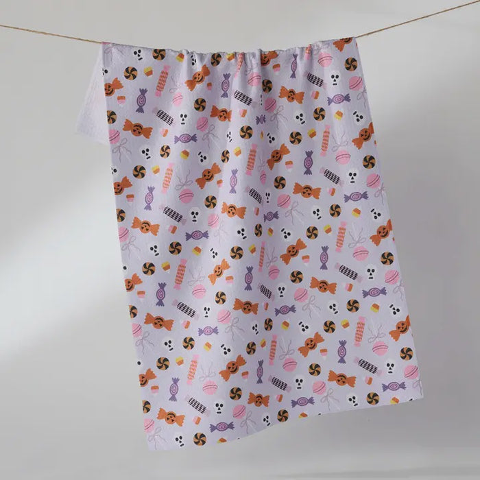 Spooky Sweets Towel - Purple
