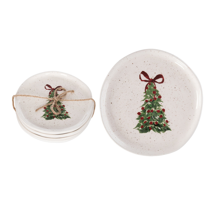 Holiday Tree Appetizer Plate