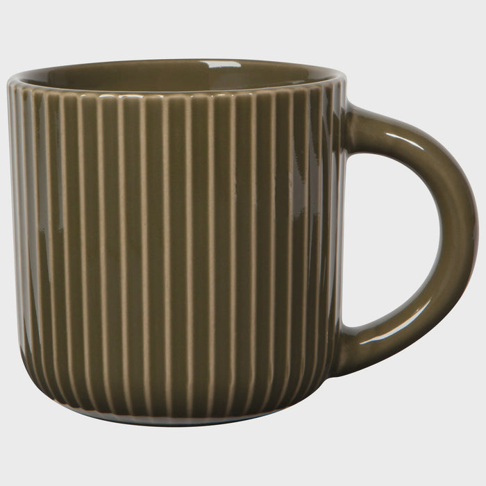 Olive Branch Fluted Mug