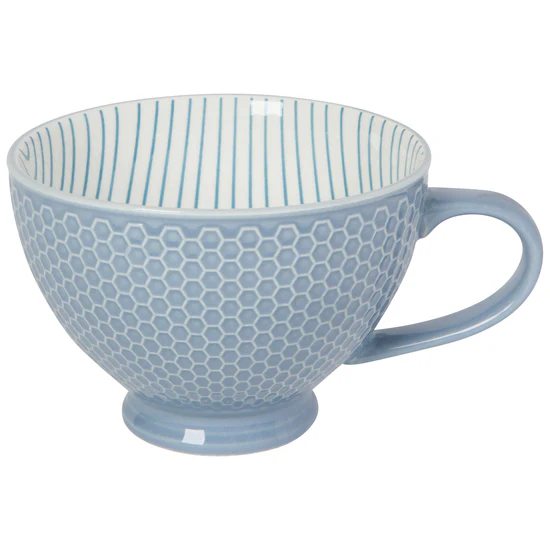 Slate Blue Latte Mug 14oz
