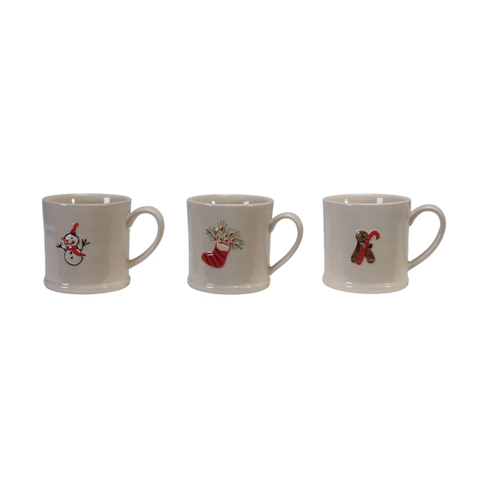 Embossed Holiday Mug 8oz