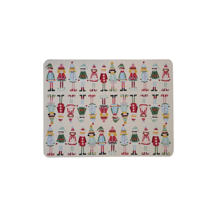 Silicone Non-Slip Baking Mat with Santa's Elves
