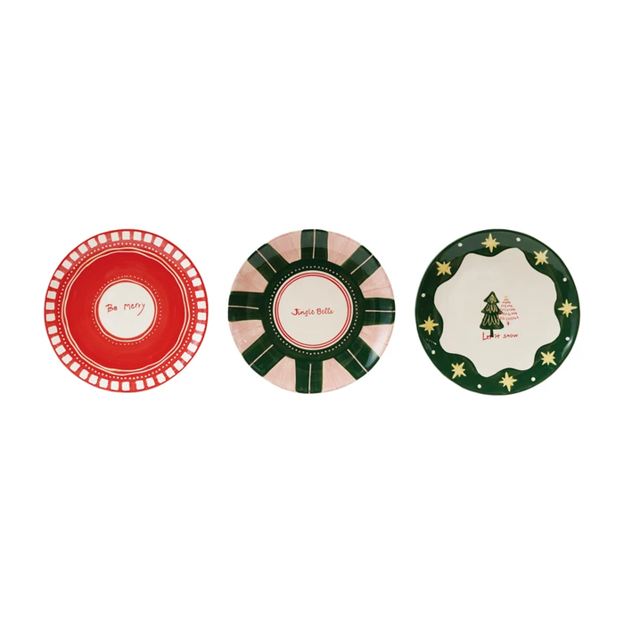Hand Painted Holiday Plate